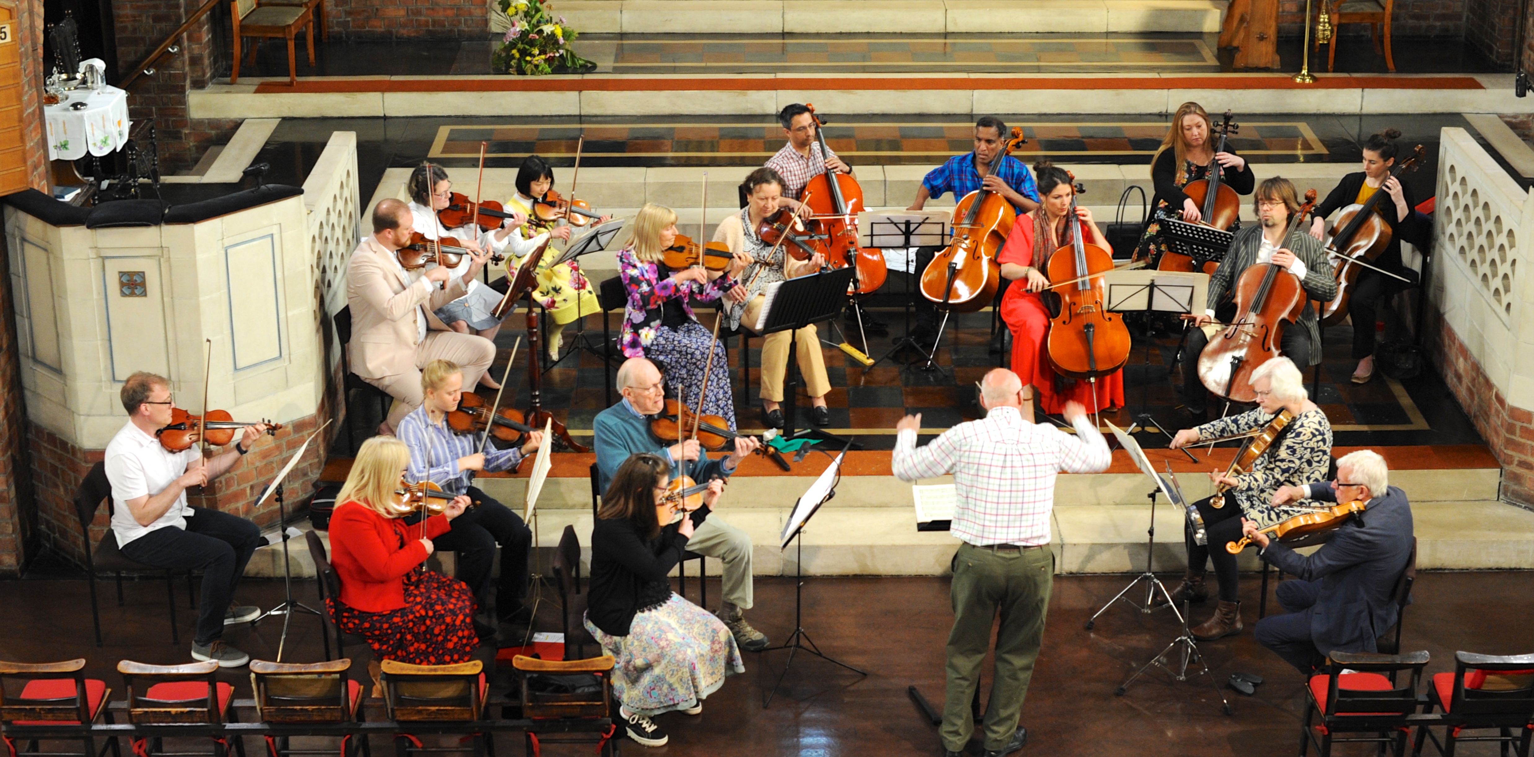 Sunderland Symphony Orchestra musicians performing